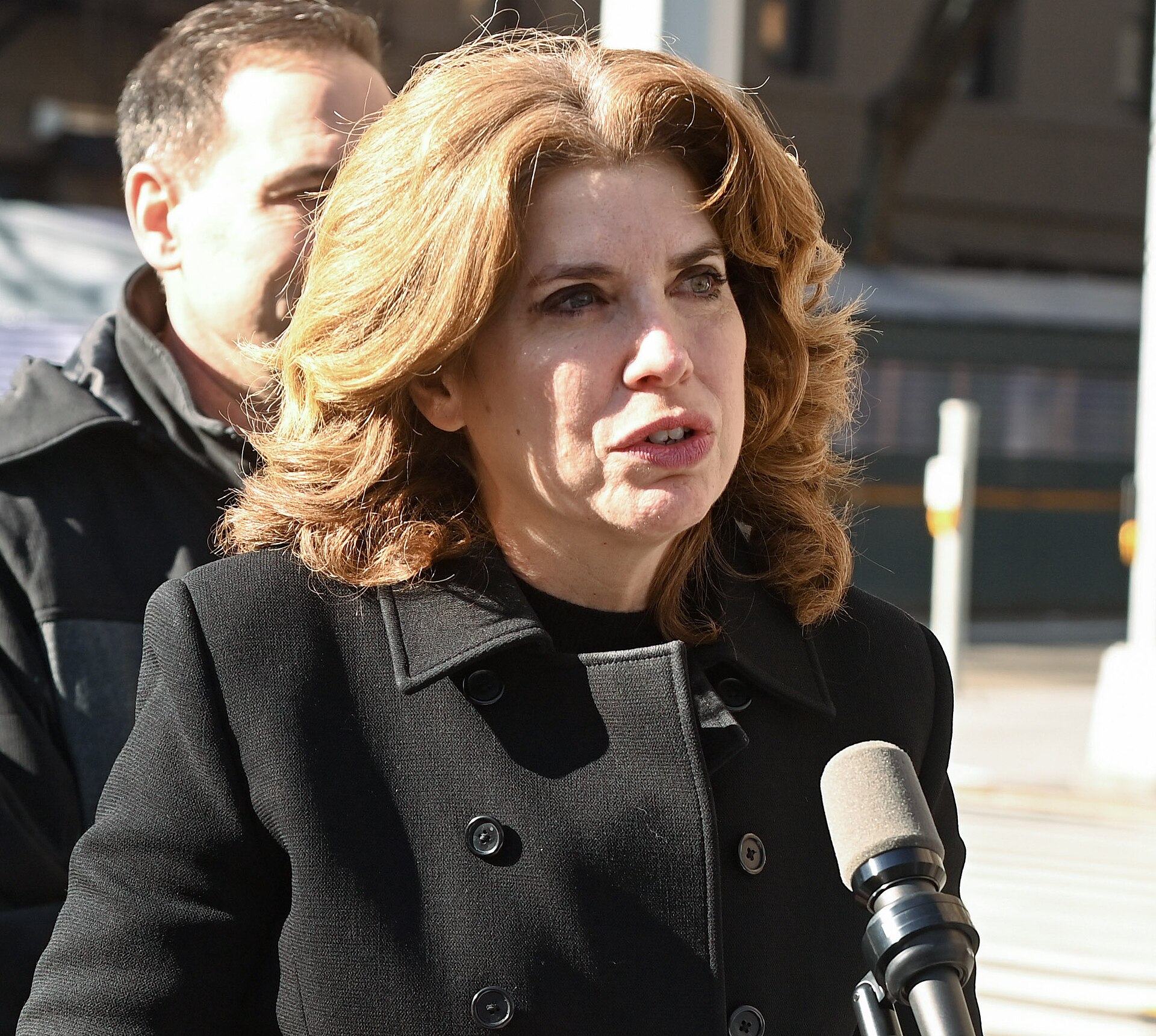 Julie Menin, now New York City Council Speaker, at a 2023 event on the Upper East Side